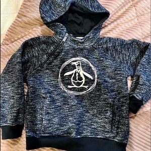 Penguin pullover hoodie sweatshirt